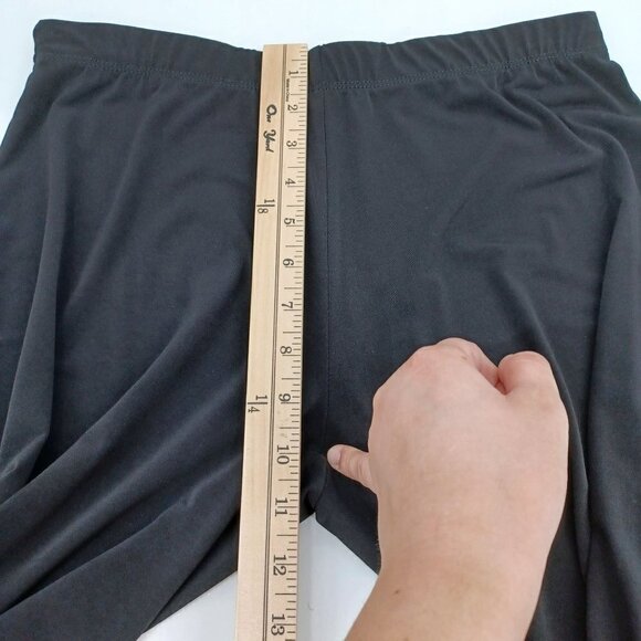 Clara Sun Woo Signature Straight Leg Pants Black Women's L Travel Minimalist - Picture 9 of 10